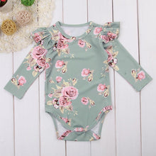 Load image into Gallery viewer, Toddler Infant Newborn Baby Girls Kids Long Butterfly Sleeve Romper Outfits Playsuit Jumpsuit
