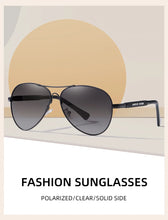 Load image into Gallery viewer, BARCUR Polarized Pilot Sunglasses for Men – Stylish Anti Blue Light UV400 Protection Gradient Mirror Lens Stainless Steel Trendy Frame – Fashion Aviator Sun Glasses for Men Ideal for Driving Travel Summer & Outdoor Activities