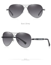 Load image into Gallery viewer, BARCUR Polarized Pilot Sunglasses for Men – Stylish Anti Blue Light UV400 Protection Gradient Mirror Lens Stainless Steel Trendy Frame – Fashion Aviator Sun Glasses for Men Ideal for Driving Travel Summer & Outdoor Activities