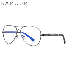 Load image into Gallery viewer, BARCUR Polarized Pilot Sunglasses for Men – Stylish Anti Blue Light UV400 Protection Gradient Mirror Lens Stainless Steel Trendy Frame – Fashion Aviator Sun Glasses for Men Ideal for Driving Travel Summer & Outdoor Activities