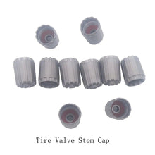 Load image into Gallery viewer, for car 10Pcs/Set Plastic Gray Tire Valve Stem Cap Tpms Tire Cap With Gasket Ff2 Tire Valve Stem Caps car Accessories forbmwe46