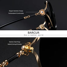 Load image into Gallery viewer, BARCUR Sunglasses Trendy Butterfly Design Fashion Women Sunglasses Polarized Lens Ladies Sun Glasses UV400 Protection for Hot Summer Days