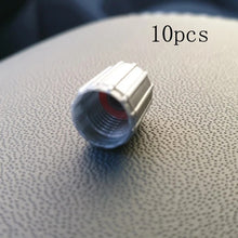 Load image into Gallery viewer, for car 10Pcs/Set Plastic Gray Tire Valve Stem Cap Tpms Tire Cap With Gasket Ff2 Tire Valve Stem Caps car Accessories forbmwe46