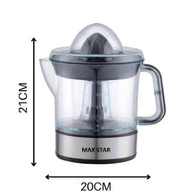 Load image into Gallery viewer, Max Star juice juicer MS-6220 power 40W 0.7L orange, lemon and fruit Extractor automatic orange juicer fully removable powerful and tough kitchen appliances