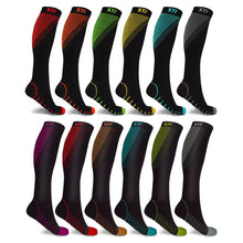 Load image into Gallery viewer, 12-Pairs: Athletic Graduated Knee-High Compression Socks