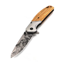 Load image into Gallery viewer, 2-Pack: 3.5" Spring Assisted Knife Drop Point Blade