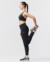 Load image into Gallery viewer, Valia Women's Black Jogger Pants