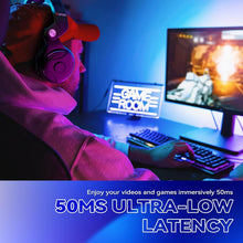 Load image into Gallery viewer, Wantek T2L Wireless Noise-Canceling Headset Black