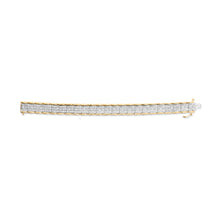 Load image into Gallery viewer, 10K Yellow Gold 5.00 Cttw Round-Cut Diamond Link 7" Bracelet (J-K Color, I1-I2 Clarity)