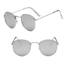 Load image into Gallery viewer, Leon Elegant Unisex Woman and Man Classic Round Sunglasses Designer Glasses Lady Round Luxury Retro Sunglasses With Vintage Mirror Oculos De Sol Gafas