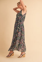 Load image into Gallery viewer, Printed V-Neck Frill Tiered Cami Comfortable Dress For Women โ Playful, Feminine & Fun for Summer Days