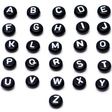 Load image into Gallery viewer, Handmade Custom Black Personalized Name Dangle Industrial Barbell 40mm