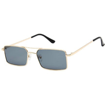 Load image into Gallery viewer, Luxury Famous Retro Modern Square Unisex Men and Women‘s Sunglasses With Alloy Metal Small Frame With Clear Double Bridge Men's Sunglasses