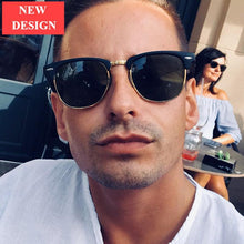 Load image into Gallery viewer, Luxury Popular Famous Retro Semi-Rimless Brand Designer Sunglasses For Women and Men Polarized Classic Oculos De Sol Gafas Retro EyeglassesWith UV400 Sunglasses