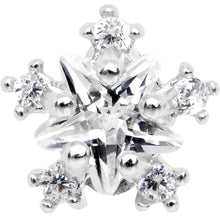 Load image into Gallery viewer, Clear CZ Gem Stardust Tragus Cartilage Earring