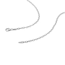 Load image into Gallery viewer, 2.5mm 14k White Gold Pendant Chain with Textured Links