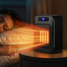 Load image into Gallery viewer, Space Heater for Indoor Use – 1500W Ceramic with Remote & Timer