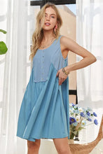 Load image into Gallery viewer, New Summer Decorative Button Sleeveless Babydoll Dress For Women – Flowy & Feminine, Trendy, Stylish, Fashionable, Summer Dress