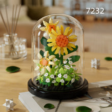 Load image into Gallery viewer, DIY Flower Building Blocks Set - Romantic Proposal Decor, Desktop Ornament & Puzzle Toy, Perfect Birthday Gift Ramadan Mubarak