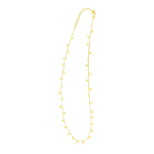Load image into Gallery viewer, 14K Yellow Gold Necklace with Dangling Stars