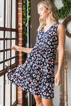 Load image into Gallery viewer, Full Size Leopard V-Neck Ruffled Tank Dress โ Leopard Tank Dress, V-Neck Ruffled Dress, Animal Print Dress, Leopard Print Dress, Ruffled Tank Dress, Bold V-Neck Dress, Casual & Formal Dress