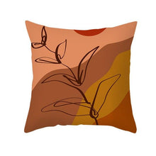 Load image into Gallery viewer, Abstract Line Drawing Cushion Case Modern Abstract Painting Pillow Case Beautiful Art Cushion Covers Art Sofa Pillows Case Livingroom Decorative Pillow 45x45CM