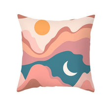 Load image into Gallery viewer, Abstract Line Drawing Cushion Case Modern Abstract Painting Pillow Case Beautiful Art Cushion Covers Art Sofa Pillows Case Livingroom Decorative Pillow 45x45CM