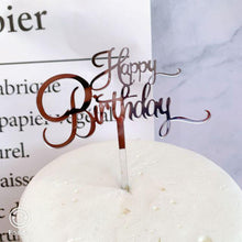 Load image into Gallery viewer, Acrylic One Cake Topper Top Cake One Cake Topper Birthday Cake Topper Double Sided For Anniversaries And Parties Birthday Party Cupcake Toppers Flags Wedding Baby Shower Supplies Lovely Baking Dessert Decorations