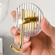 Load image into Gallery viewer, Acrylic Self Adhesive Hooks Wall Hook Home Décor Bathroom Towel Hooks Rack Hanging Coat Hanger Door Back Keys Hanger Bag Holder Wall Hanger Storage Organizer for Living Room Bedroom Wall Door