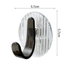 Load image into Gallery viewer, Acrylic Self Adhesive Hooks Wall Hook Home Décor Bathroom Towel Hooks Rack Hanging Coat Hanger Door Back Keys Hanger Bag Holder Wall Hanger Storage Organizer for Living Room Bedroom Wall Door