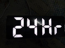 Load image into Gallery viewer, Acrylic/Mirror Alarm Clock LED Digital Clock Voice Control Snooze Time Temperature Display Night Mode Digital Alarm Clock, LED Bedside Clock with 6-Level Brightness Dual Alarm Adjustable Volume with 3 Alarm Sound Alarm Clock for Bedroom Office
