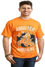 Load image into Gallery viewer, Addicted To Adrenaline Men's Bamboo Viscose/Organic Cotton Short Sleeve Graphic T-Shirt