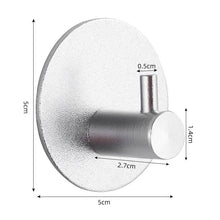 Load image into Gallery viewer, Adhesive Wall Hooks Mounted Door Key Cloth Coat Bathroom Robe Hanger Kitchen Hardware Rack Shelf Bag Hook Organizer For Hanging Bathroom Toilet Sticky Hook