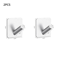 Load image into Gallery viewer, Adhesive Wall Hooks Mounted Door Key Cloth Coat Bathroom Robe Hanger Kitchen Hardware Rack Shelf Bag Hook Organizer For Hanging Bathroom Toilet Sticky Hook