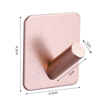 Load image into Gallery viewer, Adhesive Wall Hooks Mounted Door Key Cloth Coat Bathroom Robe Hanger Kitchen Hardware Rack Shelf Bag Hook Organizer For Hanging Bathroom Toilet Sticky Hook