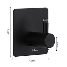 Load image into Gallery viewer, Adhesive Wall Hooks Mounted Door Key Cloth Coat Bathroom Robe Hanger Kitchen Hardware Rack Shelf Bag Hook Organizer For Hanging Bathroom Toilet Sticky Hook