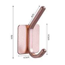 Load image into Gallery viewer, Adhesive Wall Hooks Mounted Door Key Cloth Coat Bathroom Robe Hanger Kitchen Hardware Rack Shelf Bag Hook Organizer For Hanging Bathroom Toilet Sticky Hook
