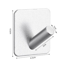 Load image into Gallery viewer, Adhesive Wall Hooks Mounted Door Key Cloth Coat Bathroom Robe Hanger Kitchen Hardware Rack Shelf Bag Hook Organizer For Hanging Bathroom Toilet Sticky Hook