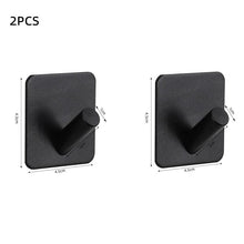 Load image into Gallery viewer, Adhesive Wall Hooks Mounted Door Key Cloth Coat Bathroom Robe Hanger Kitchen Hardware Rack Shelf Bag Hook Organizer For Hanging Bathroom Toilet Sticky Hook