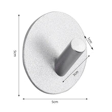 Load image into Gallery viewer, Adhesive Wall Hooks Mounted Door Key Cloth Coat Bathroom Robe Hanger Kitchen Hardware Rack Shelf Bag Hook Organizer For Hanging Bathroom Toilet Sticky Hook