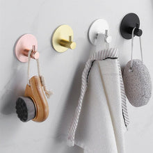 Load image into Gallery viewer, Adhesive Wall Hooks Mounted Door Key Cloth Coat Bathroom Robe Hanger Kitchen Hardware Rack Shelf Bag Hook Organizer For Hanging Bathroom Toilet Sticky Hook