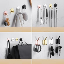 Load image into Gallery viewer, Adhesive Wall Hooks Mounted Door Key Cloth Coat Bathroom Robe Hanger Kitchen Hardware Rack Shelf Bag Hook Organizer For Hanging Bathroom Toilet Sticky Hook