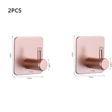 Load image into Gallery viewer, Adhesive Wall Hooks Mounted Door Key Cloth Coat Bathroom Robe Hanger Kitchen Hardware Rack Shelf Bag Hook Organizer For Hanging Bathroom Toilet Sticky Hook