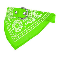 Load image into Gallery viewer, Adjustable Bandana Leather Pet Collar