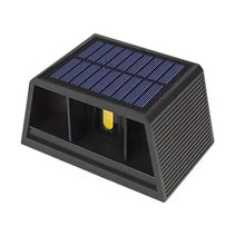 Load image into Gallery viewer, Adjustable Beam Solar Wall Sconce Outdoor Light with 140 Lumens