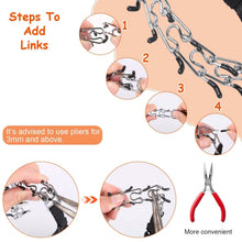 Load image into Gallery viewer, Adjustable Dog Choke Collar Training Chain