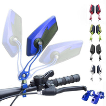 Load image into Gallery viewer, Adjustable Electric Scooter Mirrors Bicycle Rear View Mirrors Adjustable HD Clear Glass Handlebar Mounting Mirrors Universal Adjustable Rotatable Safe Handlebar Bike Rear View Mirror