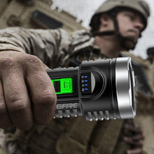Load image into Gallery viewer, Adjustable Rechargeable Strong Mini Pocket Sized Flashlight LED Multifunctional High Lumen Light Ultra-bright Portable Flashlights Outdoor Waterproof Flashlight For Running Walking