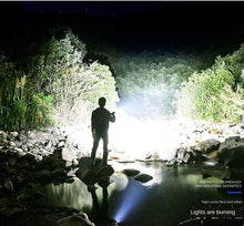Load image into Gallery viewer, Adjustable Rechargeable Strong Mini Pocket Sized Flashlight LED Multifunctional High Lumen Light Ultra-bright Portable Flashlights Outdoor Waterproof Flashlight For Running Walking