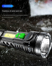 Load image into Gallery viewer, Adjustable Rechargeable Strong Mini Pocket Sized Flashlight LED Multifunctional High Lumen Light Ultra-bright Portable Flashlights Outdoor Waterproof Flashlight For Running Walking